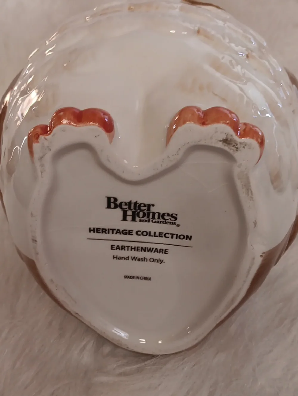 Better Homes And Gardens White and Brown Owl Cookie Jar
